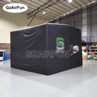 Tente de simulateur de golf gonflable mobile de haute qualité à prix de gros d'usine, facile à installer