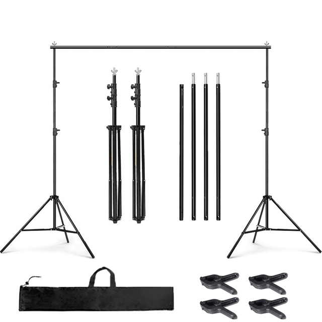 3*3m/10 By 10 Backdrop Stand Photography Background Stand For Photo Booth Green Screen Video Light Shooting