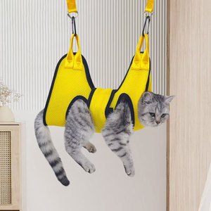 Pet <strong>Grooming</strong> Hammock Cat <strong>Dog</strong> Nail-Trimming Restraint Teddy-Style Hook-On Medication Feeder Anti-Scratching Hanging <strong>Bag</strong> - Product Image 3