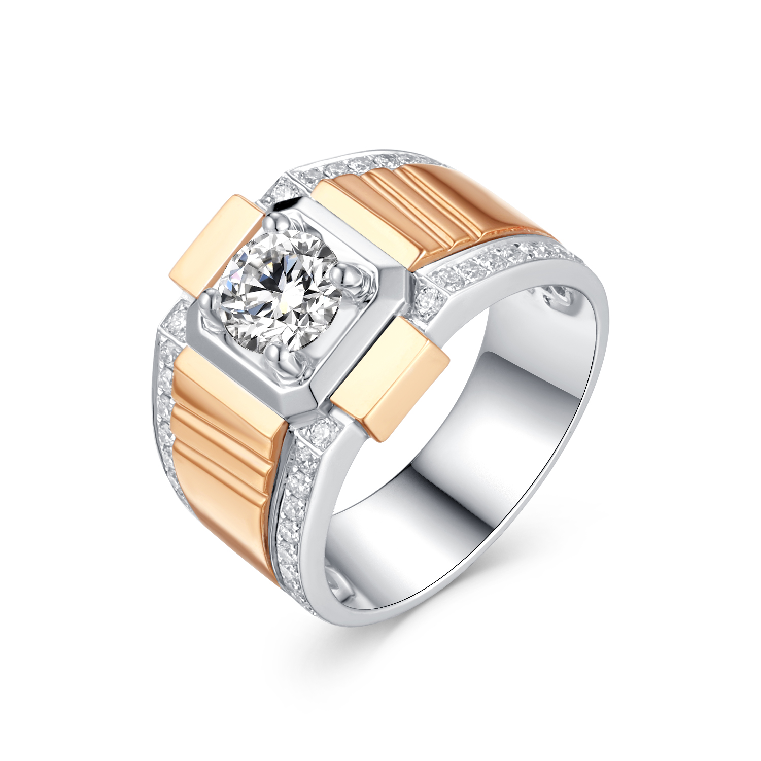 Or rose blanc 18 carats