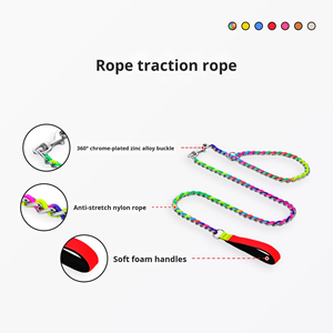 Vente en gros de chaînes de serpent robustes pour chien Laisse et collier arc-en-ciel - Product Image 2