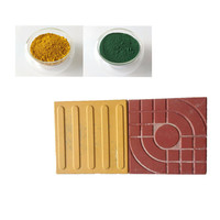 Beton Pencampuran Pigmen Merah Warna Kuning Ferric Oxide Bubuk