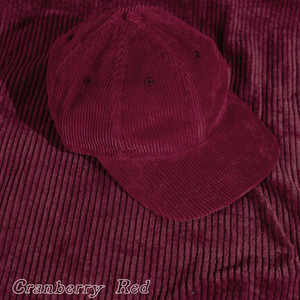 Casquette de baseball 6 panneaux en velours côtelé <span class=keywords><strong>bordeaux</strong></span> vintage, couleur unie, légère et polyvalente, pour hommes et femmes - Product Image 3