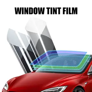 80% VLT Windscreen Chameleon Window Tint 1x30m/roll Light Blue Chameleon Nano Ceramic Car Window Tint Solar Film.