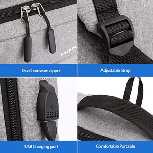 Nuovo Design Zaino per Laptop alla Moda, Impermeabile, Zaino per Computer Personalizzato, Zaino <span class=keywords><strong>Business</strong></span> con Ricarica USB - Product Image 5