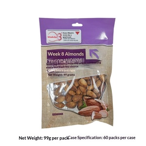 Almendras de Alta Calidad <span class=keywords><strong>con</strong></span> Certificación HACCP, 99g, Envasadas, Tostadas, Frutos Secos, para Supermercados, Bares, KTV, Refrigerios, <span class=keywords><strong>Sal</strong></span> Comestible, Azúcar, Venta al por Mayor, 12 - Product Image 6