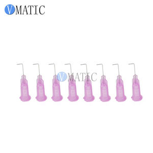 1000 Piezas de <span class=keywords><strong>Agujas</strong></span> de Punta Roma Curvada de 90 Grados de <span class=keywords><strong>30G</strong></span>, Puntas Dispensadoras para Aplicaciones de Pegamento y Sellador - Product Image 2