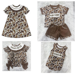 Preventa MOQ 5, Pelele de Burbuja con Estampado de Animales de Granja para Niñas y Niños, Ropa de Verano Suave, Venta al por Mayor, Boutique para Hermanos - Product Image 3