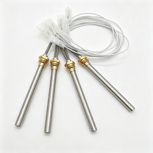Allumeurs pour poêles à granulés, résistance de <span class=keywords><strong>bougie</strong></span> <span class=keywords><strong>d</strong></span>'<span class=keywords><strong>allumage</strong></span> pour poêles à granulés HT62647 avec filetage gaz 3/8 pouces pour les modèles Qlima Ravelli Ecoteck - Product Image 2