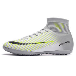 Botas de fútbol FG para hombre al por mayor, <span class=keywords><strong>botines</strong></span> de fútbol TF de corte alto para adultos y niños, calzado deportivo para entrenamiento en césped - Product Image 2