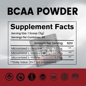 Suplementos de Aminoácidos para Aumentar de Peso, Venta Caliente OEM ODM, Polvo de BCAA Instantáneo Sin Sabor - Product Image 2