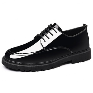 Nouveaux Mocassins Britanniques Décontractés à Semelle Miroir pour Hommes, avec Design Discret et Talon Rehaussant, Idéaux pour l'International - Product Image 5