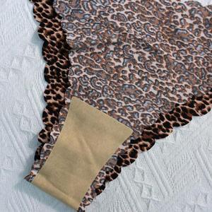 10 Pezzi/Lotto Slip da Donna Senza Cuciture con Stampa Floreale, Fascia Elastica Ondulata, Aperture sulla Gamba, Intimo Invisibile per Uso Quotidiano - Product Image 4