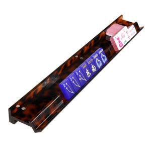 Supports de 19 et 20 pouces avec poussoir, luxe, règle de mahjong en acrylique brun tortue de 6 mm - Product Image 6