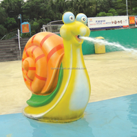 Équipement de jeu aquatique pour parc aquatique, décoration de piscine commerciale, arroseur en forme de fleur à vendre