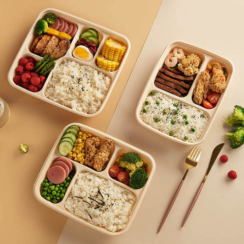 Green 2 Go EarthChoice Bagasse Blend Paper White Rectangular Utility Container