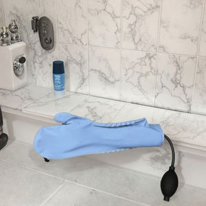 ISO penutup cor kaki lateks bersegel rapat, pelindung perawatan luka tahan air untuk perlengkapan terapi rehabilitasi - Product Image 6