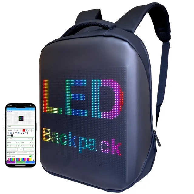 LED Advertising Board Backpack WiFi Control Waterproof Digital Billboard Display Bag for Mobile Promotion