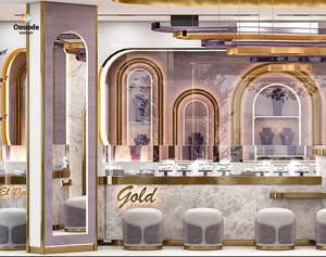 Modern Luxury French Style Jewelry Store Design Turnkey Shopfitting Solution | Custom <b>Display</b> <b>Cabinets</b> & Complete Retail Fit-Out - Product Image 1