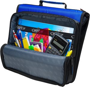 Sacoche d'affaires portable noire Case-it, grande capacité, pour ordinateur, avec fermeture éclair Mighty Zip Tab - Product Image 2