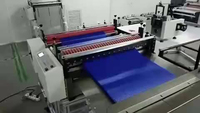 Máquina Cortadora automática de papel de piel de vaca, PVC, PET, burbujas de aire, rollo de película metálica, cortadora de hojas, dimensiones compactas de alta velocidad