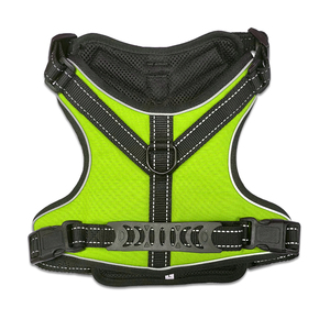 Harnais Réfléchissant Anti-Traction pour <span class=keywords><strong>Chien</strong></span>, en Maille Respirante, Gilet Rembourré Réglable pour Poitrine et Dos, Idéal pour Chiens de <span class=keywords><strong>Petite</strong></span>, Moyenne et Grande <span class=keywords><strong>Taille</strong></span> lors de la Promenade - Product Image 1