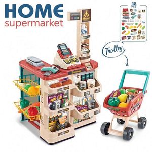 Juguete de Supermercado con Caja Registradora y Productos, Juguetes para Niños - Product Image 3