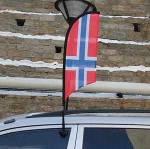 Bandera <span class=keywords><strong>de</strong></span> Coche Promocional <span class=keywords><strong>de</strong></span> Alta Calidad, Mini Bandera Publicitaria para Ventana <span class=keywords><strong>de</strong></span> Coche, Forma <span class=keywords><strong>de</strong></span> Lágrima, Poliéster, Base <span class=keywords><strong>de</strong></span> Aluminio, Diseño Personalizado - Product Image 3