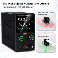 Alimentation stabilisée CC WANPTEK GA305H 30V5A pour banc de travail, électrolyse, charge de batteries et test d'âge