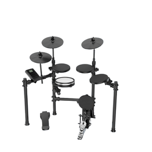 Tambores electrónicos silenciosos de rendimiento profesional, instrumentos de percusión plegables portátiles con cámara de silicona y cabezales de tambor - Product Image 6