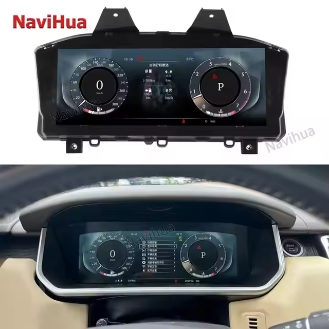 Navihua 12.3 Inch Electric Dashboard LED Display Instrument LCD Digital Cluster Car Dashboard for Land Rover Discovery 5 L462