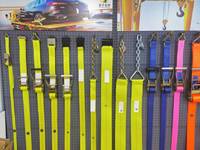 Grosir Pabrik Tali Derek V-Bridle 3" Merk DHR Bahan Polyester/PES dengan Pengait J untuk Mobil Derek, Rollback, Flat Bed, dan Kendaraan Darurat