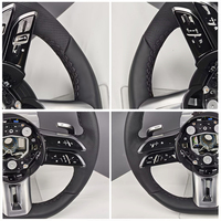 Volant en cuir de style sportif pour Mercedes-Benz GLC GLE W205 W213 W222 W210 W204 W205 W176 GLK AMG 809