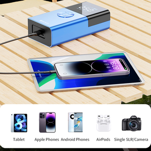 오라이모 다기능 차량용 비상 Psi 12V 배터리 부스터 커패시터 자동차 타이어 펌프 파워뱅크 에어 컴프레서 점프 스타터 - Product Image 5