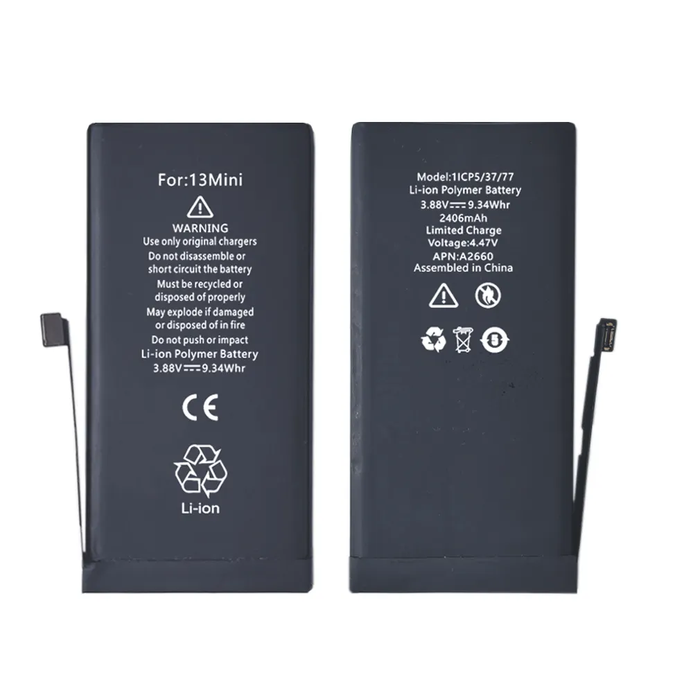 EPARTS Rechargeable Factory Price Lithium Mobile Phone Battery Making For Iphone 13 Mini
