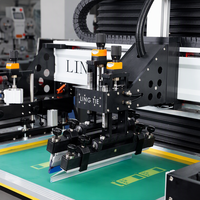 Nouvelle machine automatique de sérigraphie haute vitesse LINGTIE, machine à poudre, polymérisation UV, certifiée CE, 300x400mm, transfert thermique plastique
