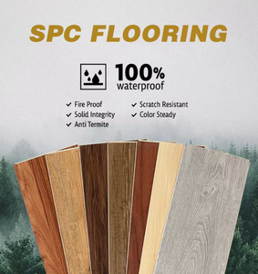 Suelo Vinílico de Alta Gama, Resistente al Agua, de Tablas Anchas, Híbrido LVP, Sistema de Click SPC - Product Image 1