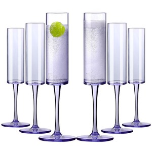 Copa de Vino Acrílica Irrompible BST de 175 ml - <span class=keywords><strong>Flauta</strong></span> de Champán Resistente a Impactos, Libre de BPA, <span class=keywords><strong>para</strong></span> Bodas, Eventos, Hoteles y Catering, Suministro al por Mayor - Product Image 2