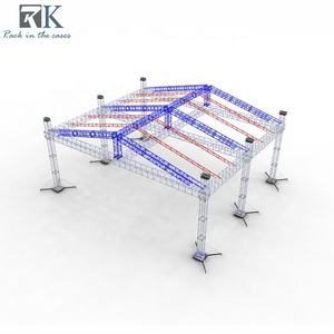 Sistema de Estructura de Aluminio para Eventos al Aire Libre, Estructura de Techo para Conciertos de Doble Capa, Portátil, Resistente - Product Image 1