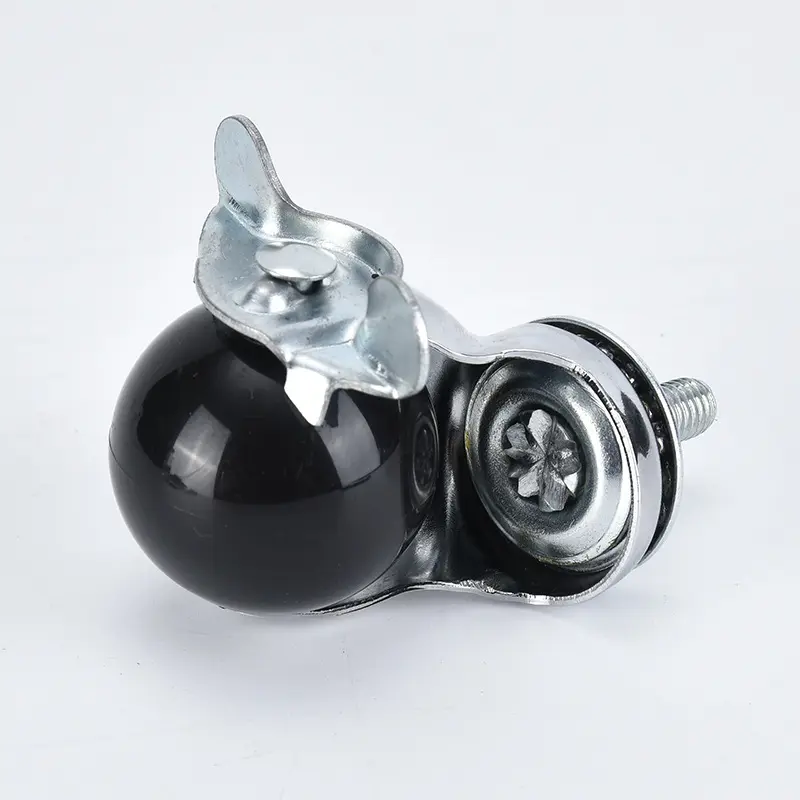 HM2109 2 inch earth flat universal wheel ball wheel furniture casters pulley wheels office chair casters