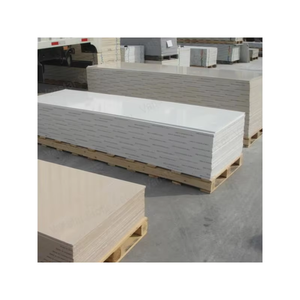 Hiện đại 12mm dày Acrylic trắng đá nhân tạo tấm bóng PMMA bề mặt rắn cho bảng Bảng Tops vanities khách sạn - Product Image 1