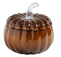 Bougie en cire d'abeille en forme de citrouille, bougie artisanale parfumée pour aromathérapie, décoration pour Halloween, Thanksgiving, Noël, décoration de la maison