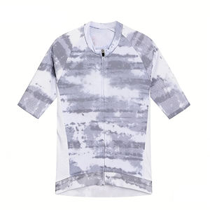 เสื้อจักรยานแขนสั้นน้ำหนักเบา ปรับแต่งได้ ยืดได้สี่ทิศทาง แห้งเร็ว สีสันสดใส สำหรับกีฬาปั่นจักรยานบนถนน แข่งขันกลางแจ้ง - Product Image 1