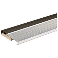 Placa de cubierta de aluminio WPC/PVC personalizada de alta calidad para jardines, tira de protección de umbral de suelo, umbral de puerta