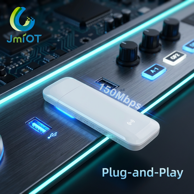 JIMI Wholesale 4G LTE USB WiFi Dongle with Firewall VPN WEP Support WiFi Sharing Router 300Mbps ESIM UFI WiFi 6
