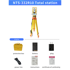 Meilleures ventes SOUTH NTS-332R10U Hts Ts06 Plus Station totale 1 seconde avec trépied et canne, 01 prisme, Instrument d'arpentage - Product Image 2