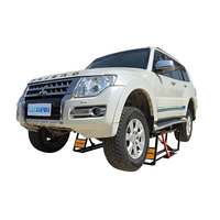 LUXMAIN Élévateur de voiture à ciseaux hydraulique portable de 3.5 tonnes Élévateur rapide de voiture mobile pour réparer la voiture rapidement