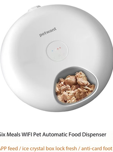 Mangkuk anjing/kucing dengan enam pengaturan makanan jarak jauh, mangkuk anjing/kucing cerdas penggunaan wi-fi otomatis mendukung WiFi - Product Image 5