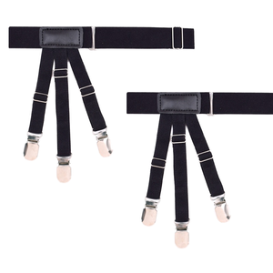 <span class=keywords><strong>Porte</strong></span>-<span class=keywords><strong>jarretelles</strong></span> élastique de haute qualité pour hommes support de queue de chemise réglable avec <span class=keywords><strong>6</strong></span> pinces de verrouillage antidérapantes bretelles durables - Product Image 1