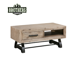 Mesa de centro de madera maciza de alta calidad de estilo moderno para muebles de sala de estar elegantes para el hogar - Product Image 3